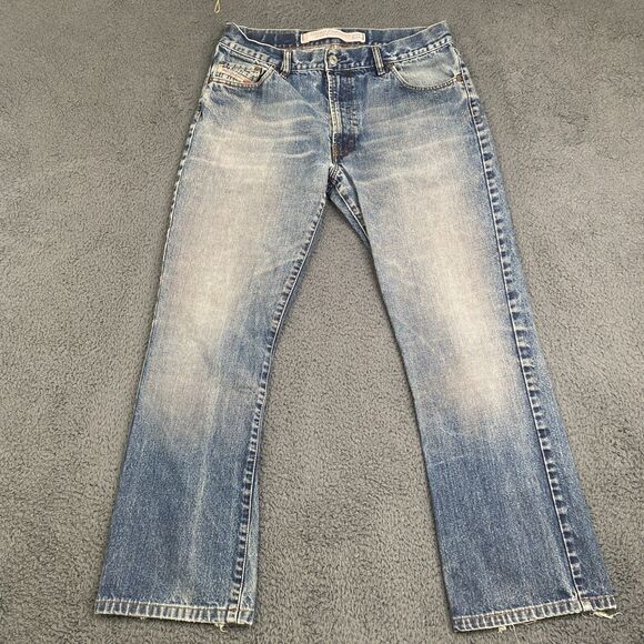 Diesel Fanker Jeans Men’s 33 (30x27) Slim Bootcut Denim Made In Italy